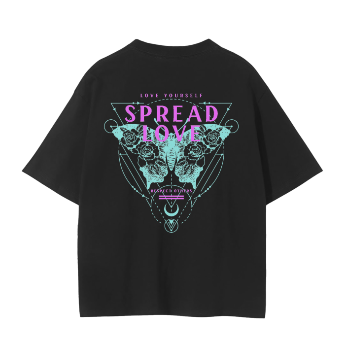 Black Tee - Spread Love